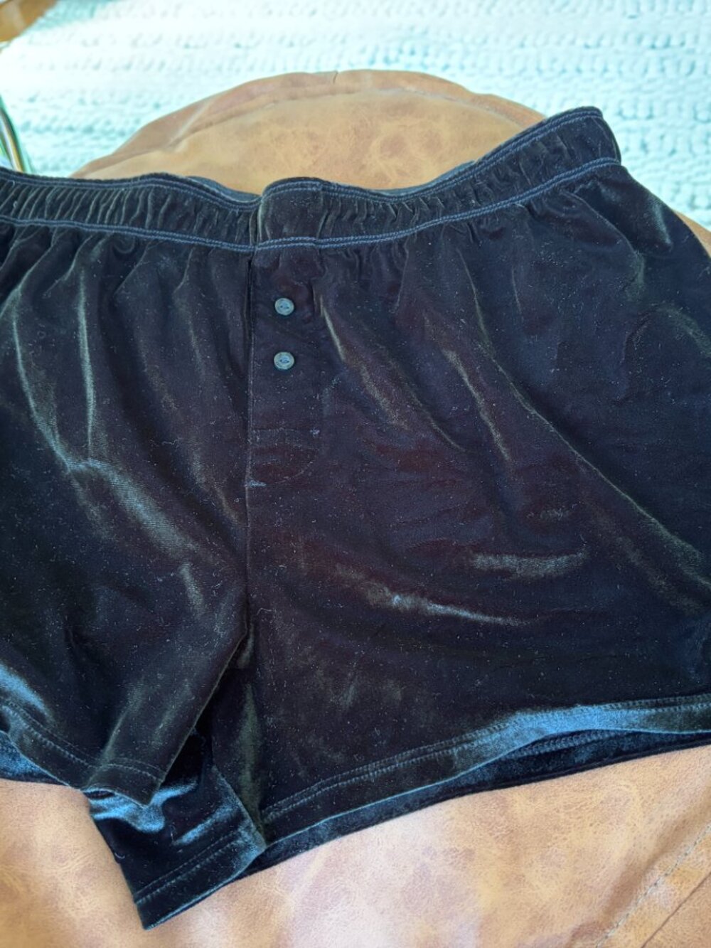 New & Unworn: Velvet Shorts
